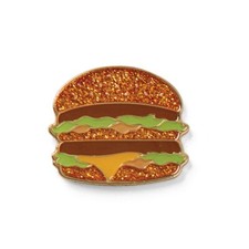 McDonald's GLITTER Big Mac Lapel Pin - New picture