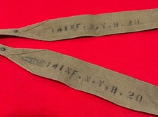 Ultra Rare Superb Original U.S. WW1 Mills M1907 Suspenders — Unit Marked picture