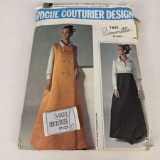 Vintage 1966 Pattern Vogue Couturier Design 1651 Simonetta Maxi Dress & Coat 12 picture
