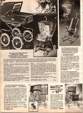 Sears Perego Stroller Carriage Vintage Catalog Ad Print 1970s Baby Gear picture