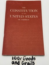 Constitution of the United States 1974 Govt Printing Office Senator Paul Laxalt picture