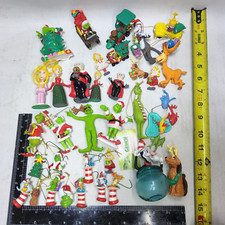 34 Vintage Dr Seuss Ornaments Grinch Horton Cat Hat Green Eggs christmas holiday picture