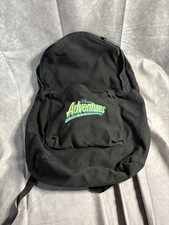 Vintage Disney Adventures Backpack Black 90s Magazine Promo School Bag Rare picture