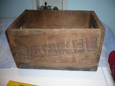 RARE YANKEE PREMIUM PILSNER scranton pa Beer Wood   Box Crate Case open 2 years picture