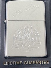 Vintage 1994 Zippo 50 Years with Elvis TCB Chrome Unfired Lighter with Box USA picture