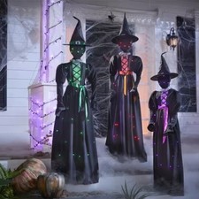 Halloween Classics LED 3 Piece Faceless Witches picture