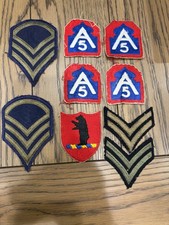 US Military Patches Lot Army Sargent Missouri National Guard picture