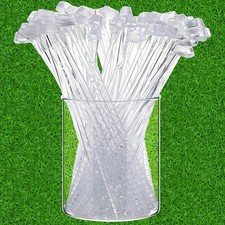 Roshtia 100 Pcs Golf Club Swizzle Sticks Plastic Drink Stirrers Party picture