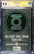 Green Lantern 81 Cgc 9.8 SS Signed Signature Series Ron Marz 1996  picture