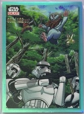 Star Wars Galaxy Topps 2023 Serialized #49 Ambush From Above /199 NM picture