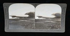 Keystone Stereoview #22 Airplanes The ZR-3 Entering The Hanger At Lakehurst, NJ picture