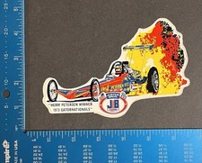 Original Vintage Justice Bros Racing Decal Sticker NHRA Herm Petersen Dragster picture