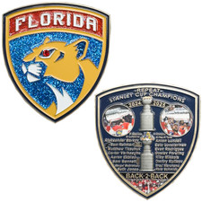 BL10-5 Panthers Hockey Challenge Coin Stanley Cup FDLE Miami-Dade Miami FHP Sunr picture