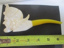 VINTAGE MEERSCHAUN TURKISH  BORK WARRIOR PIPE HAT UNSMOKED EXC/NRMNT COND picture