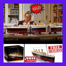 Movie-Series Titanic large Cruise Boat With 9090Pcs Original Box Ship Gift 2026 picture