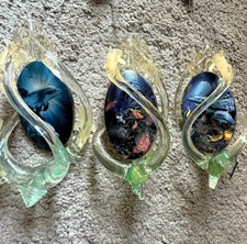 Dolphin Majesty 3 Glass Ornament Collection by Christian Riese Lassen picture