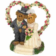 Boyds Bearstone Bears Collection Wedding Couple Figurine 2277930 Doug and Jill picture