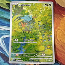 Pokemon TCG Scarlet And Violet 151 Bulbasaur 166/165 Full Art Holo picture
