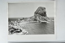 Calpe Spain Penon Ifach Rock Formation Coastal Town Harbour c1960s VTG Photo picture