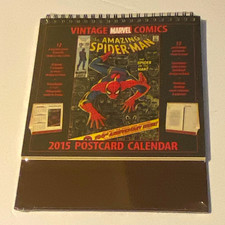 NEW Marvel Vintage Comics The Amazing Spider-Man 2015 Postcard Calendar SEALED picture