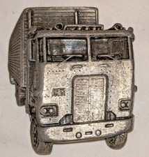 Vintage Bergamot Brass Works B-38 Semi Truck Belt Buckle - 1978 USA picture