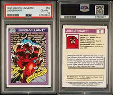 Marvel Impel 1990 Marvel Universe #55 Juggernaut PSA 10 Base Set Card picture