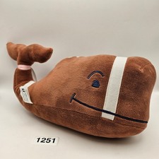 VINEYARD VINES WHALE FOOTBALL MASCOT PLUSH 16 INCHES NWT picture
