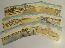 Antique Vtg 1930-50s OCEAN CITY MD PAPER PRINT Beach Club Royalton Lambros Pier picture