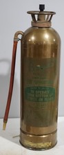 VTG Boston Badger’s Penguin Anti-Freeze Brass Fire Extinguisher Empty Display picture