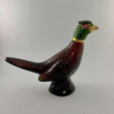 Avon Pheasant Decanter Bottle EMPTY Brown Bird Hunting Vanity Vintage Men picture