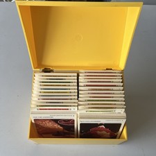 Betty Crocker Recipe Card Library 1971 Yellow Box Vintage Collectable picture