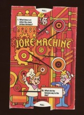 1987 Kellogg's Rice Krispies Premium Joke Machine Card *a1 picture