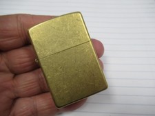 Vintage 2004 Zippo Brass Lighter Unused Nice BIN Price picture