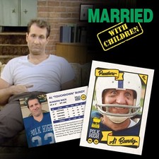 Rare AL BUNDY Football Card - Polk High School Panthers All Star Football Card picture