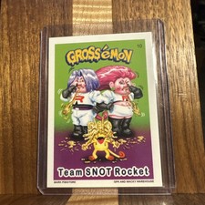 2026 Gross Card Con Grossémon Cards Team Snot Rocket Signed Auto Pokémon Parody picture