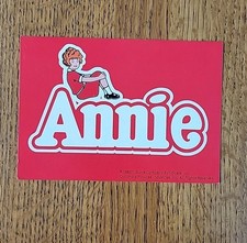 UNPOSTED  MOVIE 4 X 6 POSTCARD - ANNIE picture