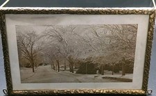 ANTIQUE C. 1890s GLASS PLATE NEGATIVE IN ORNATE FRAME HENRY E. WARREN ATTR -READ picture