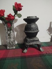 Metal Pot Belly Stove Lamp Base picture
