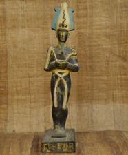Authentic Ancient Egyptian Antique Rare God Osiris Statue Figurine BC picture