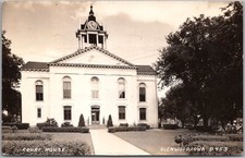 GLENWOOD, Iowa Real Photo RPPC Postcard MILLS COUNTY COURT HOUSE / 1939 Cancel picture