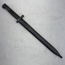WW1 Spanish Civil War Mauser M1913 M1916 Bayonet Steel Scabbard Match No. 5735 picture