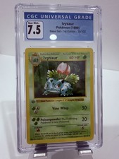 Pokémon 1999 Base Set 1st Edition Ivysaur CGC 7.5 Trading Card #30/102 picture