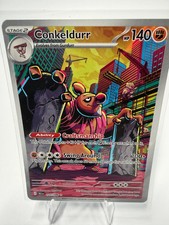 2025 Pokemon Black Bolt Conkeldurr 127/086 Illustration Rare picture