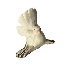 Vintage Giuseppe Armani G. White Dove Bird on Branch Figurine Made in Italy picture