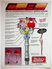 Mallory Ignition COMP 9000 Distributor Vintage Print Ad 1987 Auto Performance picture
