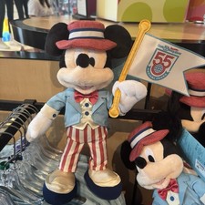2026 Walt Disney World Parks 55th Anniversary Mickey Mouse Poseable Plush NWT picture