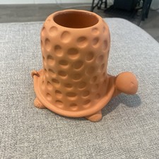PartyLite Terra Cotta Turtle Tealight Candle Holder 4.5
