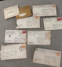WWII Capt James H Pickren Letter Archive 1944-45 V-Mail Army Postal Covers Nine picture