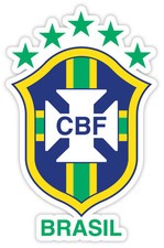 Brasil team Brazil CBF National Football Association sticker decal 3