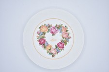 AVON A Bouquet of Love 1987 Vintage Porcelain Floral Heart Plate 5